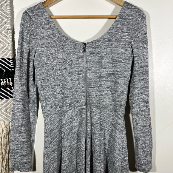 Alice and Olivia marled gray asymmetric hem dress - Picture 7 of 8